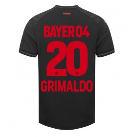 Bayer Leverkusen Alejandro Grimaldo #20 Hemmakläder 2023-24 Kortärmad